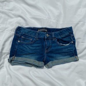 Express jean shorts